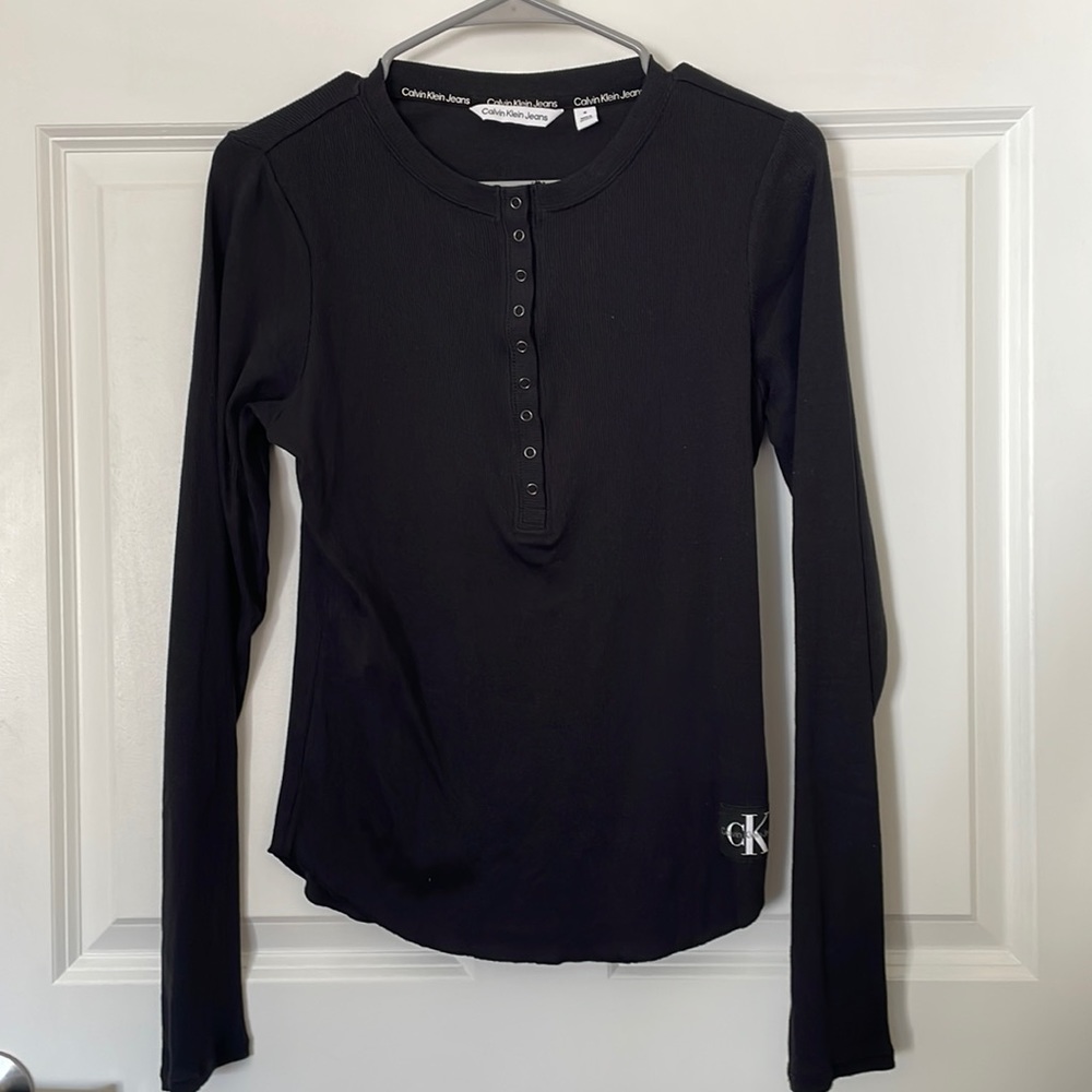 Calvin Klein Black Long Sleeve Shirt